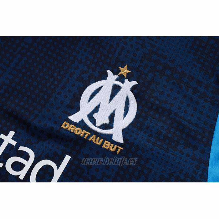 Chandal del Olympique Marsella Manga Corta 2025-2026 Azul - Pantalon Corto